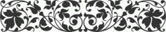 Laser Cut Living Room Divider Border Pattern Free DXF File
