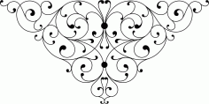 Laser Cut Living Room Divider Decoration Border Design Free Vector File