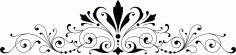 Laser Cut Living Room Jali Border Design Free DXF File