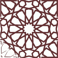 Laser Cut Living Room Jali Separator Seamless Panel Free DXF File