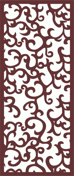 Laser Cut Living Room Lattice Seamless Free DXF File