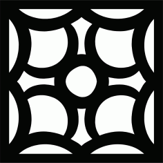 Laser Cut Living Room Seamless Floral Floral Lattice Stencil Pattern Free DXF File
