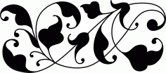 Laser Cut Living Room Seamless Jali Decoration Border Design Free DXF File