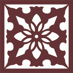 Laser Cut Living Room Seamless Lattice Pattern Free DXF File