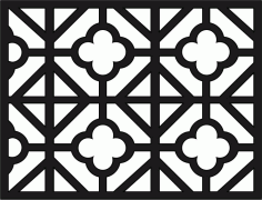 Laser Cut Mdf Jali Geometric Design Template Free Vector File