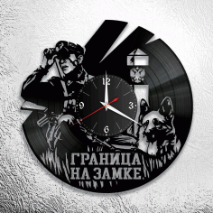 Laser Cut Military Wall Clock Free DXF File