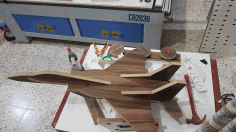 Laser Cut Mini f-15 Fighter Aircraft Free DXF File
