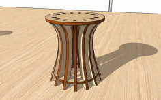Laser Cut Miniature Furniture Table Diy 3d Dollhouse Furniture Free Vector File