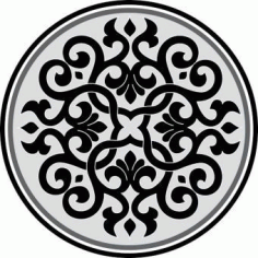 Laser Cut Modello Custom Stencil Pattern Free DXF File
