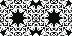 Laser Cut Modern Room Dividers Lattice Pattern Free DXF File