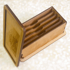 Laser Cut Money Box Template Free Vector File