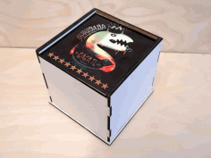 Laser Cut Mug Box Free Vector File