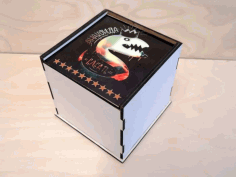 Laser Cut Mug Box Free DXF File