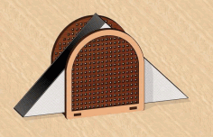 Laser Cut Napkin Holder 3mm Free Vector File