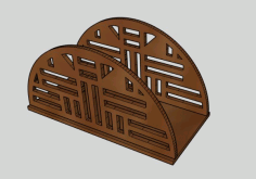 Laser Cut Napkin Stand Napkin Holders For Dining Table Tissue Stand Free Vector File