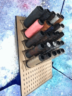 Laser Cut Organizer For Threads Free Vector File