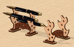 Laser Cut Organizer Pen Stand Free DXF File