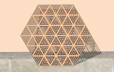 Laser Cut Ornamental Panel Template Grill Jali Wall Decor Stencil Design Free DXF File
