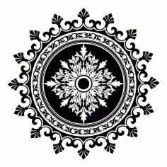Laser Cut Ornamental Patterns Free DXF File