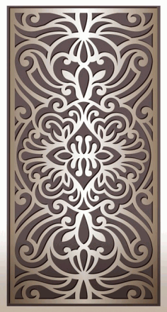 Laser Cut Panel Design Free DXF File