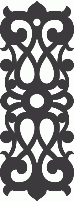 Laser Cut Panel Lattice Free DXF File