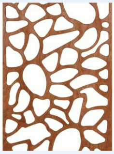 Laser Cut Panel Room Screen Free DXF File