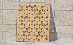Laser Cut Panels With Abstract Geometric Pattern Free DXF File