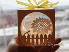 Laser Cut Paper Cut Light Box Free DXF File