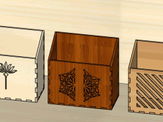 Laser Cut Paper Stand Wooden Pen Pencil Holder 3mm Free Vector File