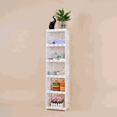 Laser Cut Partition Rack Storage Shelf Template Free Vector File