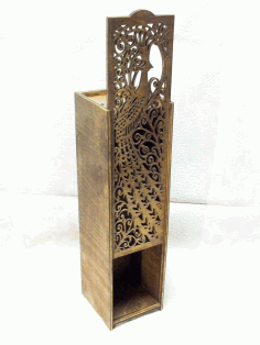 Laser Cut Pattern 3d Wooden Storage Box Free DXF File