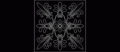 Laser Cut Pattern Design 0810 Free DXF File
