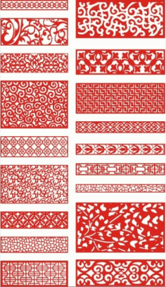 Laser Cut Pattern Screen 115 Free DXF File