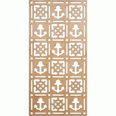 Laser Cut Pattern Unframed Grill 300 v111 Free DXF File