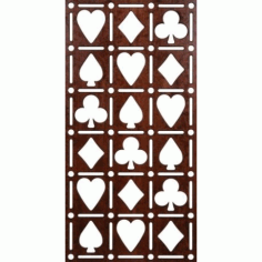Laser Cut Pattern Unframed Grill 300 v144 Free DXF File