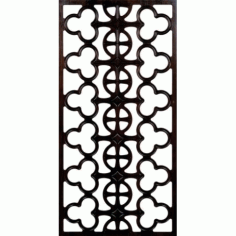 Laser Cut Pattern Unframed Grill 300 v43 Free DXF File