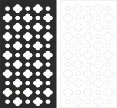 Laser Cut Pattern Vector Free DXF File