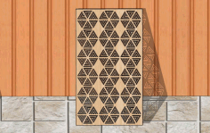 Laser Cut Patterned Panel Decorative Grill Wall Screen Lattice Jali Design Elements Free Vector File