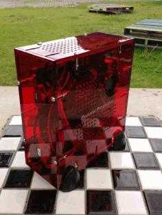 Laser Cut Pc Case Acrylic 6mm Free DXF File