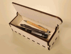 Laser Cut Pen Box 6mm Free DXF File