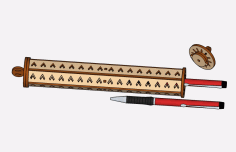 Laser Cut Pen Holder Gift Box Pencil Holder Wood Free Vector File