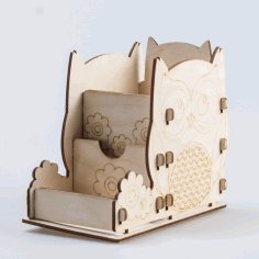 Laser Cut Pencil Holder Sovushki Free Vector File