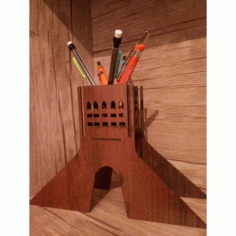 Laser Cut Pencil Holder Template Free Vector File