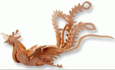 Laser Cut Phoenix Free DXF File