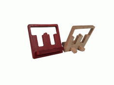 Laser Cut Phone Holder Free DXF File