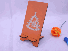 Laser Cut Phone Stand 3mm Free Vector File