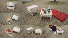 Laser Cut Picnic Table Free DXF File