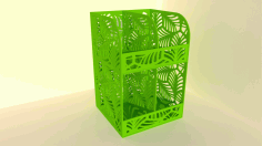 Laser Cut Plastic Storage Free Vector File