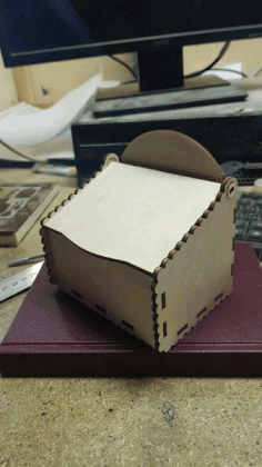 Laser Cut Plywood Box With Lid 4mm 3d Puzzle Free Vector File