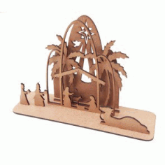 Laser Cut Presepio 10 Free Vector File